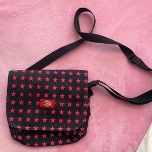 DICKIES PINK STARS SKATER CROSS BODY BAG